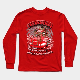 Freaknik 1996 Bounce Shawty Bounce! Red Colorway Long Sleeve T-Shirt